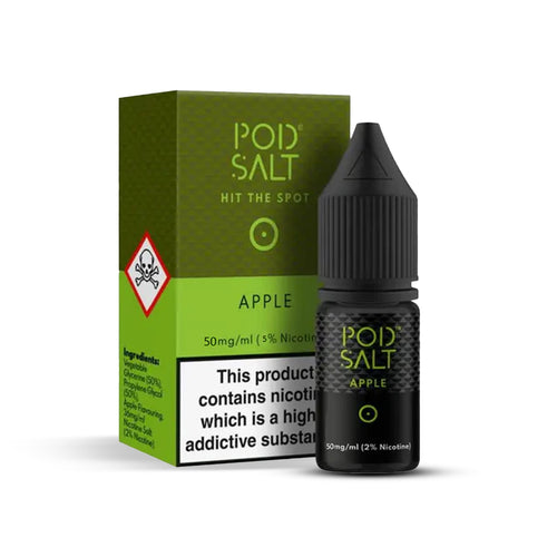 Pod Salt Apple 10ml | 50mg (0.5%) Nicotine