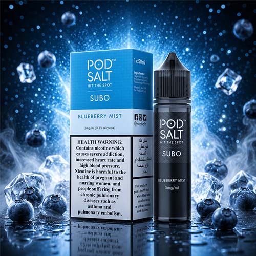 Pod Salt Blueberry Mist Freebase E-Juice | 3mg | 50ml