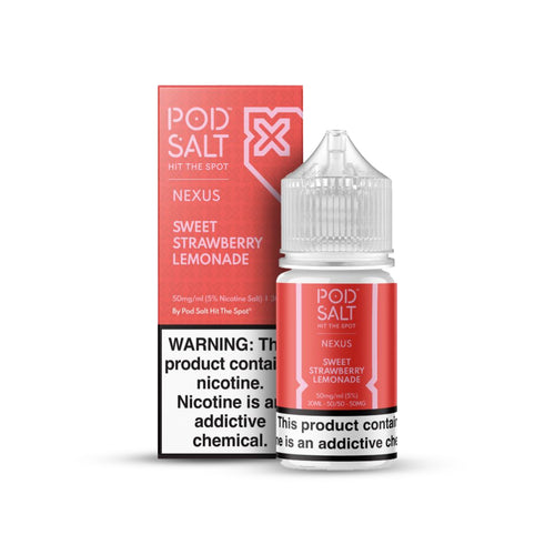 Pod Salt Sweet Strawberry Lemonade 30ml | 50mg (5%)Nicotine